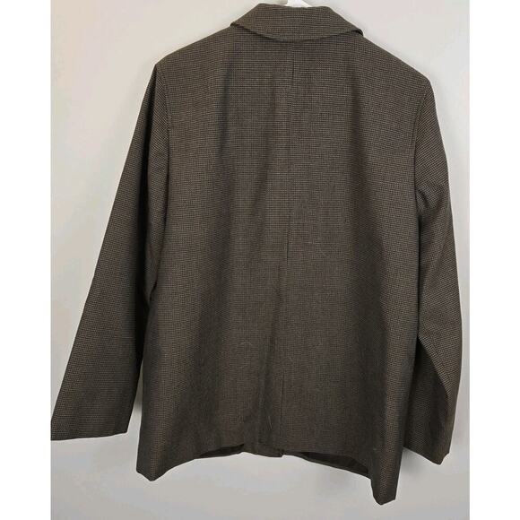 Vintage Harve Bernard Button Up Barn Style Jacket Brown Size 10 1960s 100% Wool - Picture 4 of 5